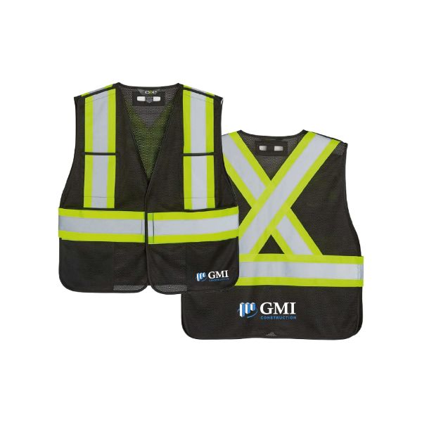 Image de Gilet de sécurité en maille haute visibilité à 5 points 