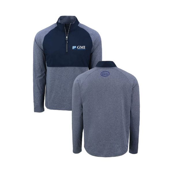 Image de Pull hybride recyclé à fermeture éclair 1/4
